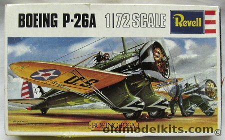 Revell 1/72 Boeing P-26A - Great Britain Issue, H656 plastic model kit